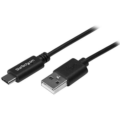 1PC STARTECH.COM USB2AC2M 2m (6 ft) USB C to USB-A Cable - M/M - USB 2.0 - USB-