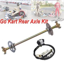 Complete Rear Axle Kit  Brake Assembly Mini Go Kart Quad ATV DIY Christmas Gift