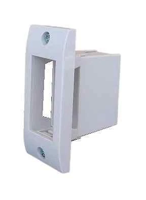 ROLLMATIK Porta pulsante ElettroCanali Bianco (compatibile con LivingLight BTicino)