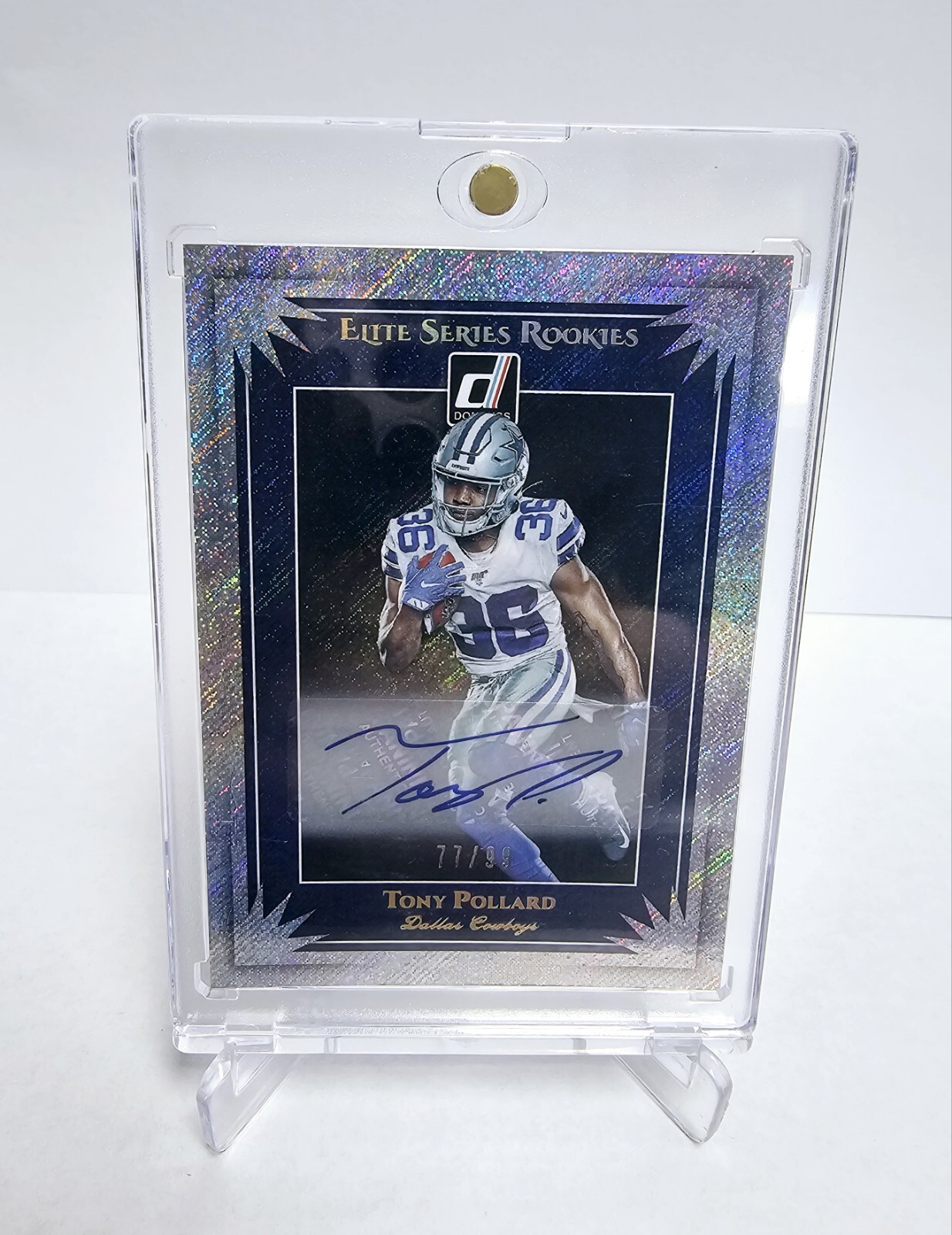 2019 Panini Donruss - Elite Series Rookies Autographs #ESR-29 Tony Pollard /99