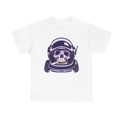 Space Skull T-Shirt - cool dark aesthetic macabre astronaut edgy gothic art