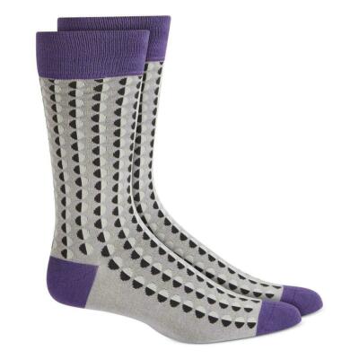 Alfani Men's Alfatech Shaded Circle Dot Socks Size 7-12 (2 Pairs) Same Day Ship