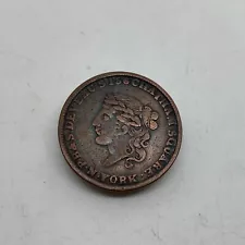 Vintage HT250 Hard Times Chatham Square Token 1837 New York C024