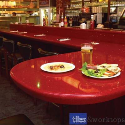 Stardust Red Quartz Kitchen Worktop 3000mm x 700mm x30mm | eBay UK