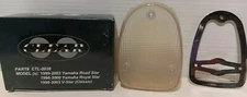 Clear Alternative Clear Tail Light Cover #CTL-0038 Yamaha *Pre-owned* No Screws