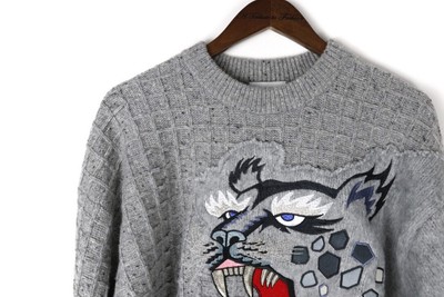 KENZO KANSAI YAMAMOTOグレーEmbroidered セーター｜ファッション