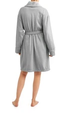 Thales Women's Jersey Spandex Robe Bath & Spa's signature luxurious color GRAY 
