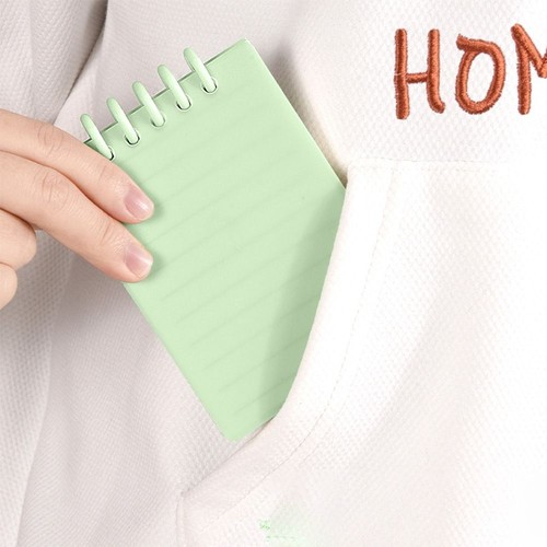 Loose-leaf Mini Notebook A7 Memo Pad Cartoon Pocket Notebook Student - Picture 12 of 20
