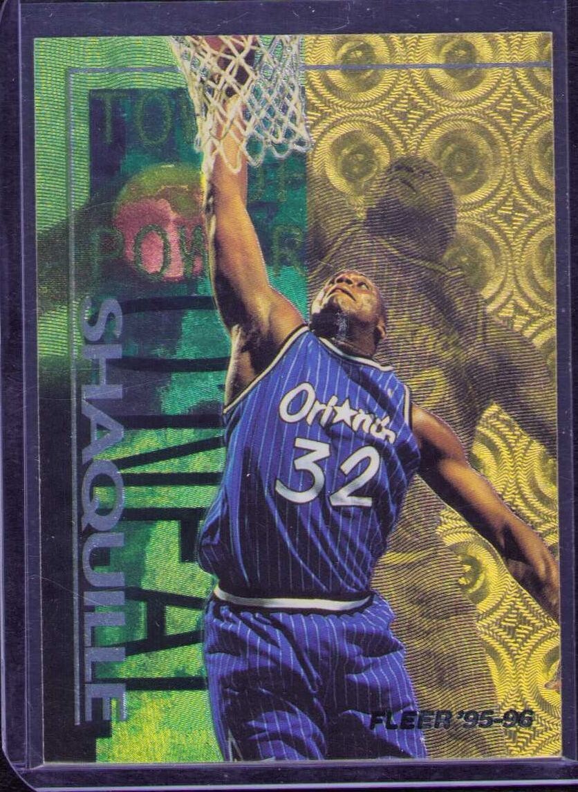 Shaquille O'neal Fleer 1995-96 #6 Tower Of power