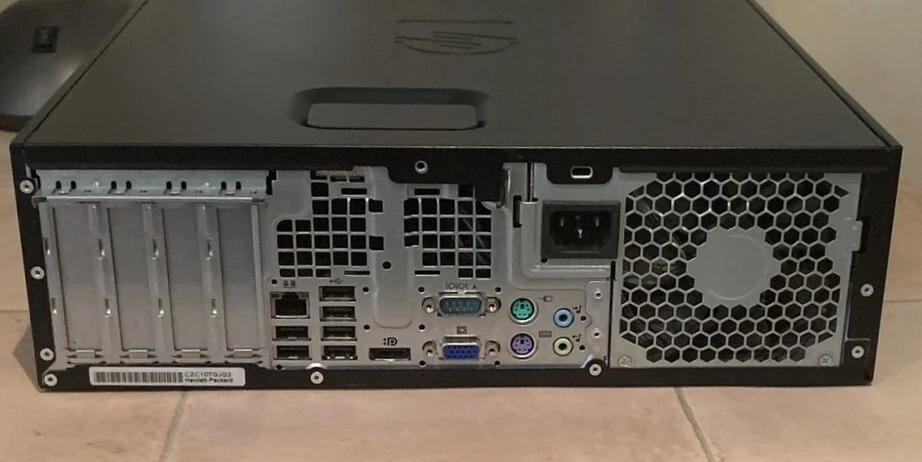 Fast HP Elite SFF 12GB Ram 120GB SSD + 1TB HDD, Windows 7, Wi-Fi Dongle - Image 3 of 4