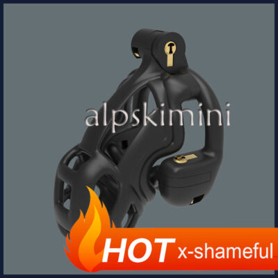 Newest Python Ultra 3D Printed Double-Lock Rotatable Guardrail Chastity Device