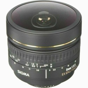 Sigma 8mm f/3.5 EX DG Circular Fisheye Lens for Nikon F-Mount