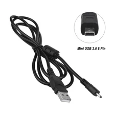 3.3ft USB Battery Charger Data SYNC Cable for Sony Cybershot DSC-W800 B/S Camera