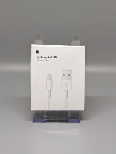 Genuine Apple MD819AM/A 2 Meter Lightning to USB Cable - Open Box - Afbeelding 1 van 4