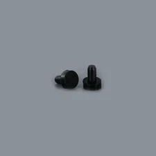 Rubber Silicone solid T-hole plug head Waterproof dust cap 2.7mm-5mm Dia.