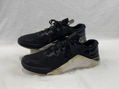 Nike Metcon Black/White Athletic Cross Training Shoes Women’s Size 