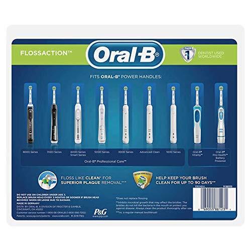 Genuine Oral-B Braun Floss Action Replacement Toothbrush Heads Refill (9 Count) - Picture 4 of 6