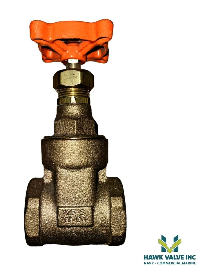 1" BRONZE 125 SWP, 200 WOG NPT NON-RISING STEM GATE VALVE - STOCKHAM FIG. B-103 - Image 3 of 4