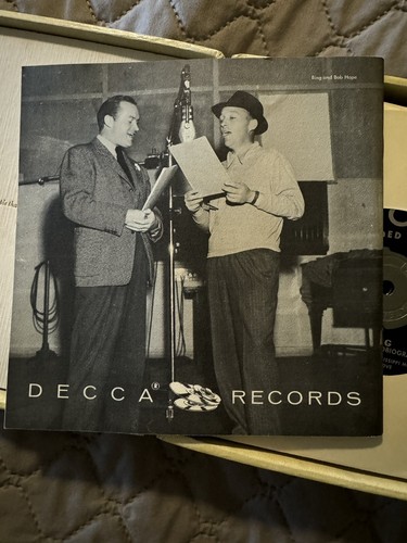 Decca 7” RECORDS BING - A MUSICAL AUTOBIOGRAPHY Set - Metal Adapters Vintage - Picture 6 of 8