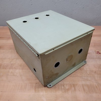 Hoffman A-14128CH, 14''X12''X8'' Industrial Metal Enclosure - USED