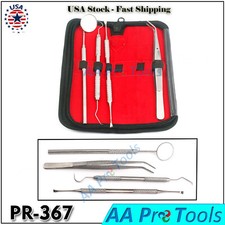 Dental Scaler Oral Hygiene Tooth Tools Deep Cleaning Dentist Set Kit 4 PC Pr-367
