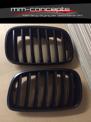 Kühlergrill Grill für BMW X5 E70 E71 X5M Schwaz Front M Paket Performance