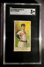 1910 E91C American Caramel Tris Speaker Hall of Fame Rookie (RC) - SGC 3 VG
