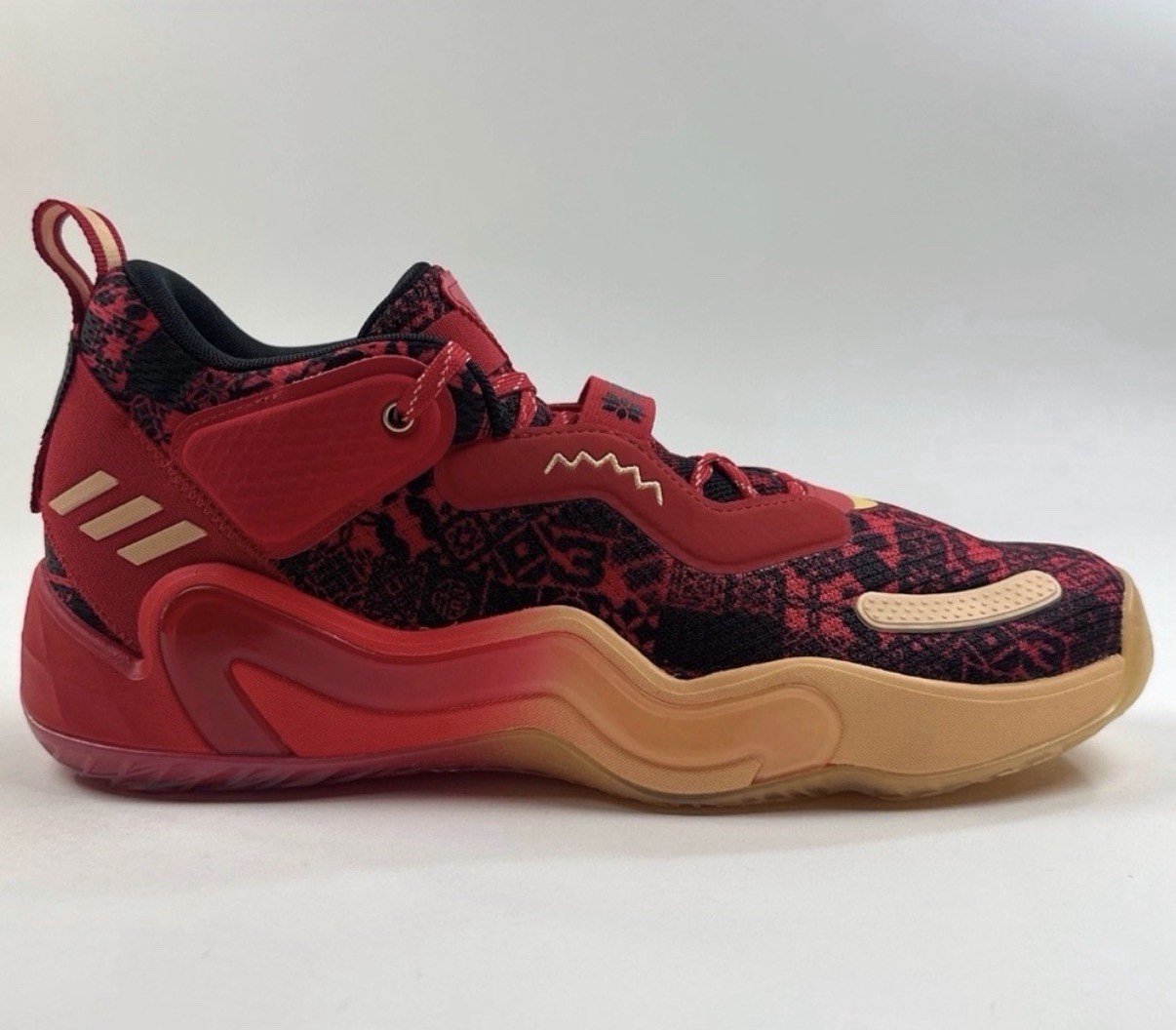 Adidas D.O.N. Issue 3 GCA Lunar New Year Mens 13 Red Shoes Basketball GY0328