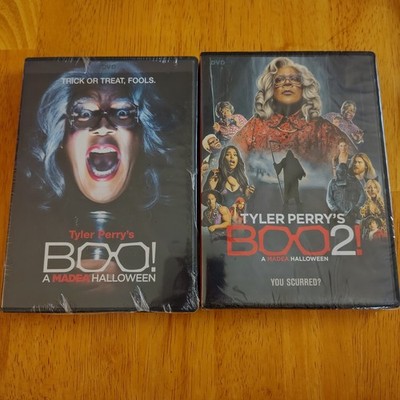 Tyler Perry Boo! A Madea Halloween 1 & 2 DVD New Sealed Set Bundle Comedy Horror