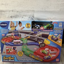 VTech Go Go Smart Wheels Checkered Flag Motorized Track Set NEW Retired VTech