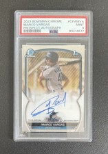2023 Bowman Chrome Marco Vargas RC Auto Prospect PSA 9 #CPA-MVA 