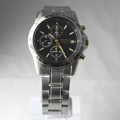 セイコーセレクション メンズクオーツクロノグラフウオッチSBTQ043 シルバー SEIKO Men's Watch SBTQ043 Chronograph SPIRIT Practical