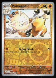 Primeape 108/198 Reverse Holo Common Scarlet & Violet Base Set
