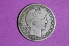 Estate Find 1914 Barber Half Dollar #K59975