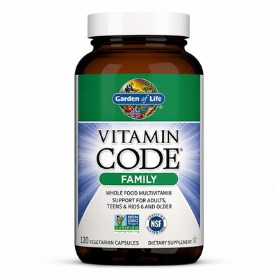 Garden Of  Life Vitamin Code Family Whole Food Multivitamin For Daily Wellness