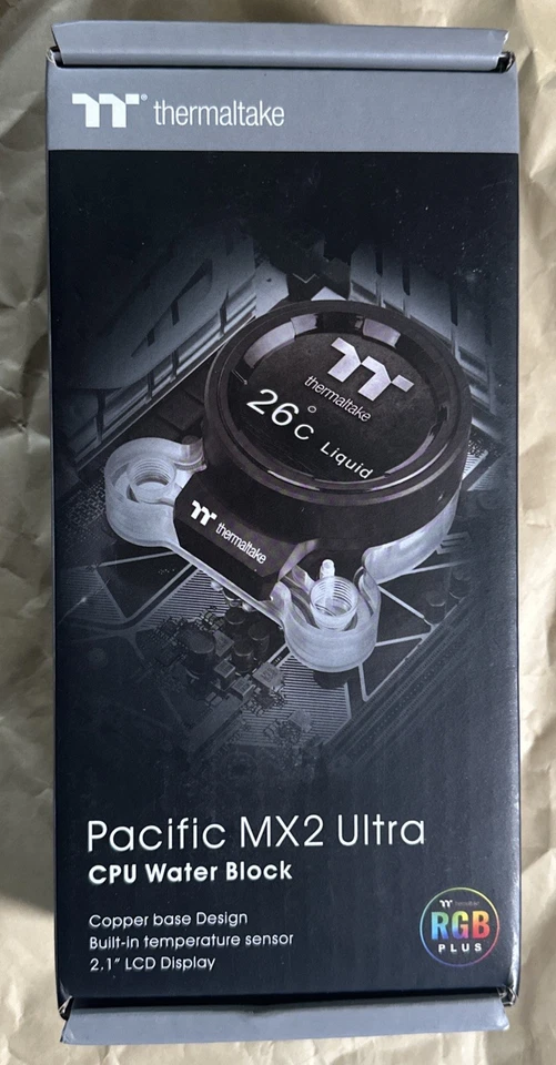 Thermaltake Pacific MX2 Ultra CPU Waterblock, 2.1 inch LCS Disaplay - Image 2 of 2