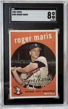 1959 Topps Roger Maris #202 SGC 8 NM-MT