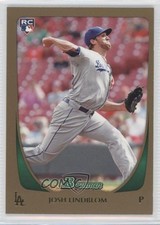 2011 Bowman Draft Gold Josh Lindblom #58 0q4