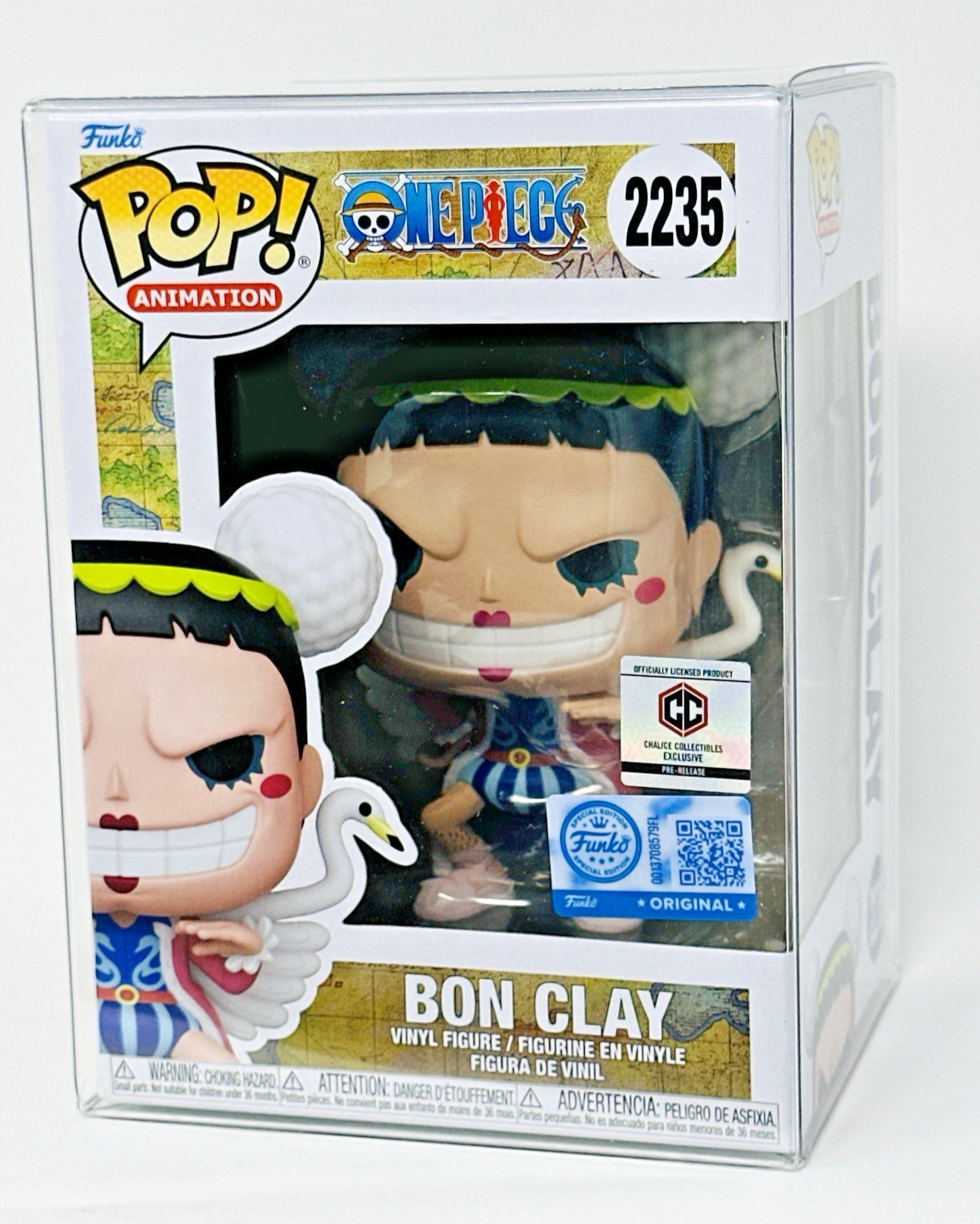 Funko Pop! One Piece: Bon Clay #2235 Chalice Exclusive Pre Release w/ Protector