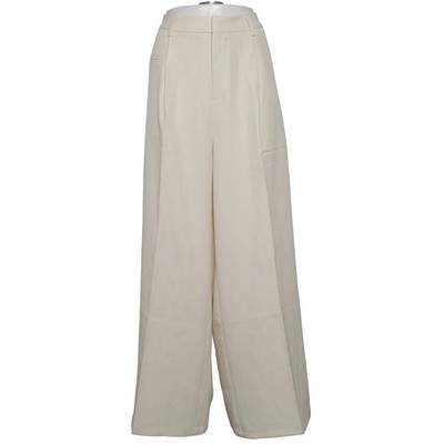 Anewsta, Stoffhose, Größe: 0XL, CURVE, Beige, Elasthan/Polyester, Einfarbig #y1Y