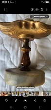 Antique Alabaster & Bronze Tazza