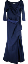NEW, Chiara Boni La Petite Robe Trumpet Gown in Navy Size 50 D5963