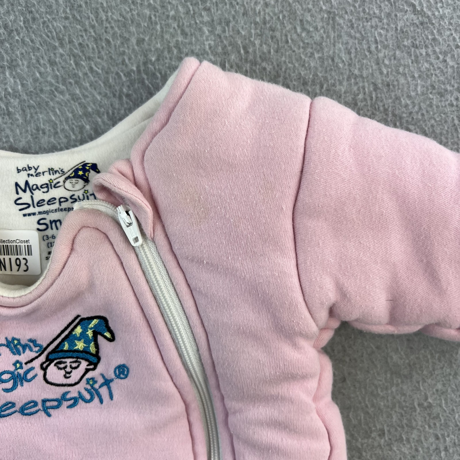 Baby Merlin's Magic Sleepsuit Small 3-6 Months Swaddle Transition Sleepwear Suit