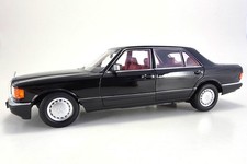 Norev 118-scale Diecast Mercedes-benz 560sel W126 Black Red Int. 183788 Norev 118-scale Diecast Mercedes-benz 560sel W126 Black Red Int. 183788