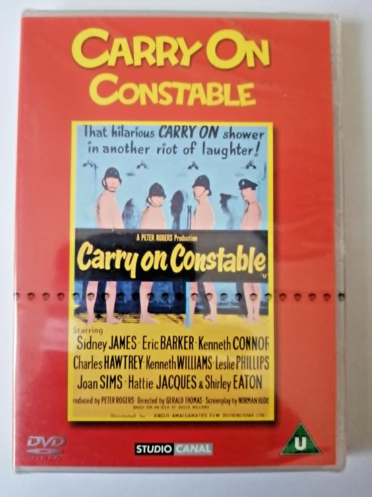 Sealed DVD Carry On Constable. Movie. Sidney James. Eric Barker. Kenneth Connor