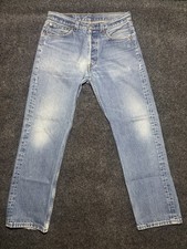 Vintage Levi's 501 Jeans 32x30 Button Fly Made in USA 501-0115 XX 1997 30x28 