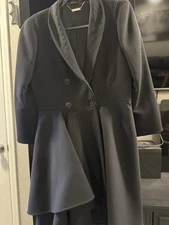 Alexander McQueen Black Trench Coat