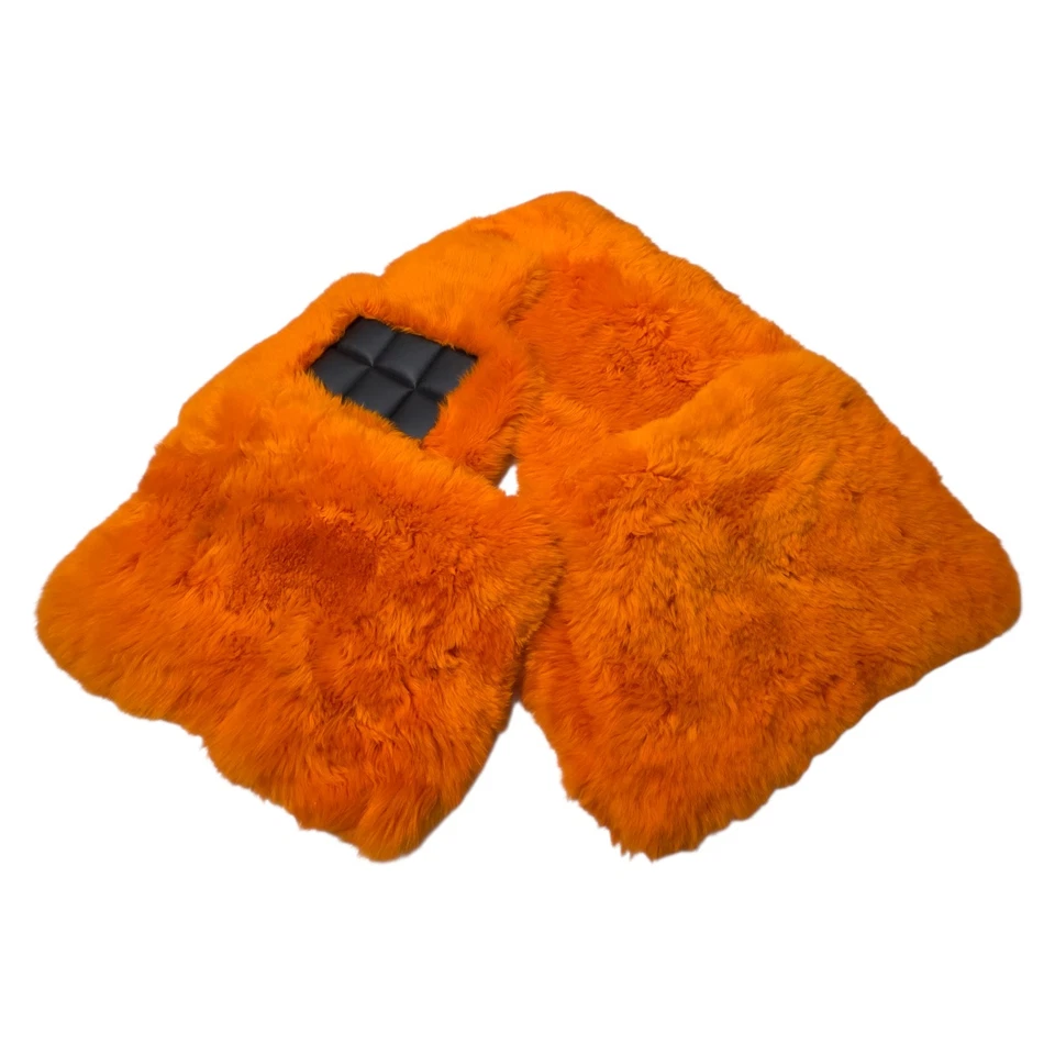 Tapetes de assoalho de pele de carneiro genuínos de lã de cordeiro para Rolls Royce Cullinan 2019-2026 - Imagem 2 de 4