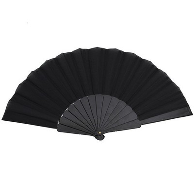 The Rock Shop Gothic Goth Handfächer Fächer - Black Soul Fan Schwarz