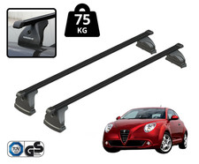 Balken Portutto Dachträger Dach für Alfa Romeo Mito Ab 2008- Kein Dach Öffnend